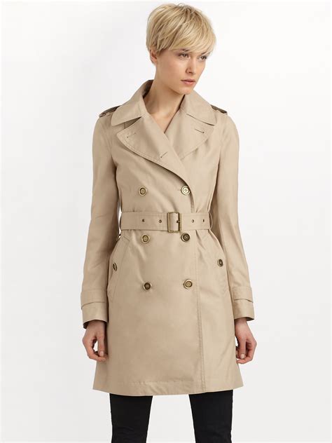 burberry brit military peacoat womens|burberry trench coat women.